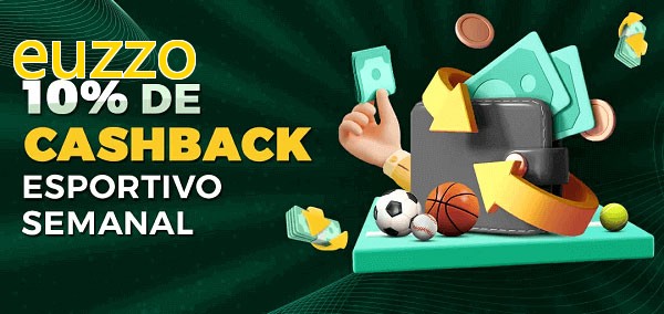 10% de bônus de cashback na euzzo