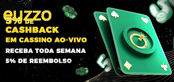 Promoções do cassino ao Vivo euzzo